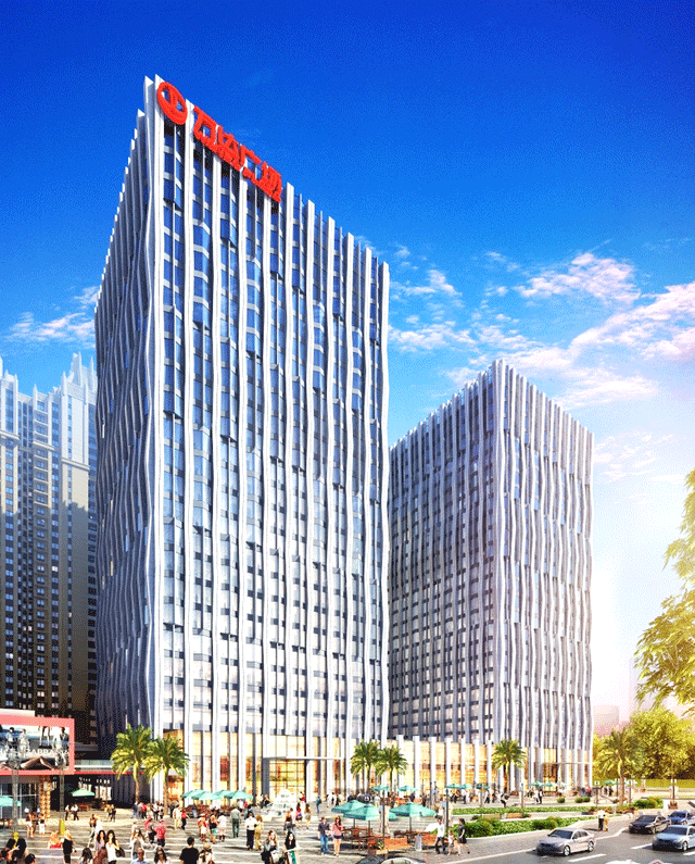 D . 遼寧營(yíng)口萬達(dá)廣場(chǎng)