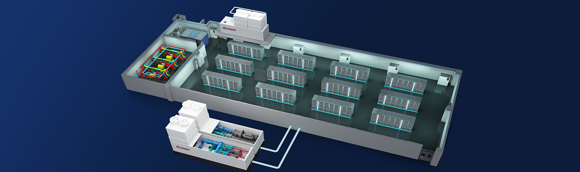 AIS預(yù)制化集成冷站（室內(nèi)型）
