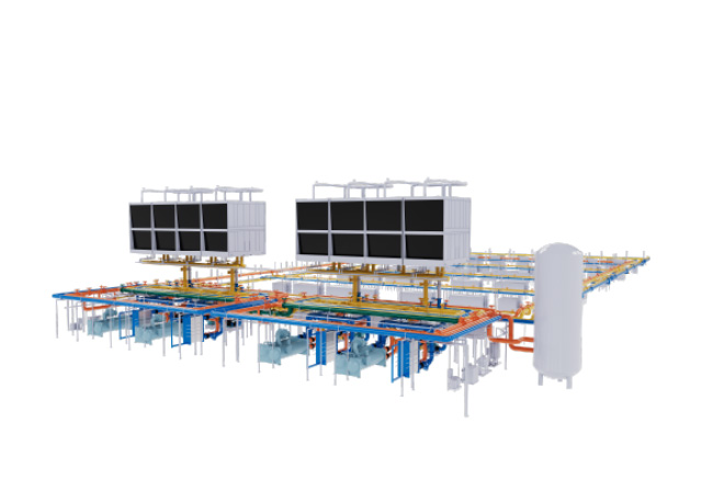 室內(nèi)預制化<br>集成冷站AIS